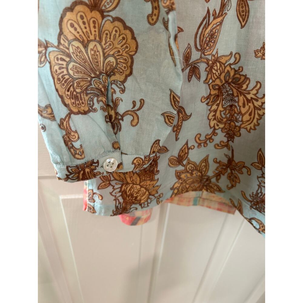 Soft Surroundings Tunic Button Down Embroidered A… - image 8